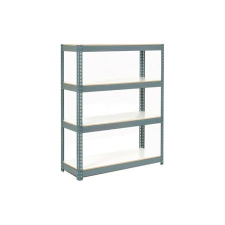 Global Equipment Extra Heavy Duty Shelving 36Wx24Dx84H 7 Shelves 1500 lbs. Cap. Per Shelf GRY 235763GY